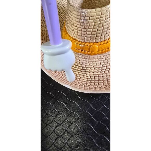 Vintage Whittier Pottery Sombrero Chip and Dip Hat Ceramic Mexican WPO 86 USA - Picture 2 of 10